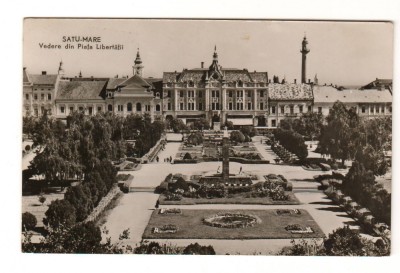 CPIB 20471 CARTE POSTALA - SATU MARE. VEDERE DIN PIATA LIBERTATII, RPR foto