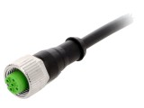 Cablu Conectare M12 4 PIN 10m PVC 30VAC 4A