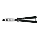 Cumpara ieftin Briceag Fluture Antrenament Wave Blade Negru 22cm Otel Ideallstore Camping