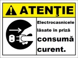 Placute electrocasnicele lăsate &icirc;n priză consumă curent