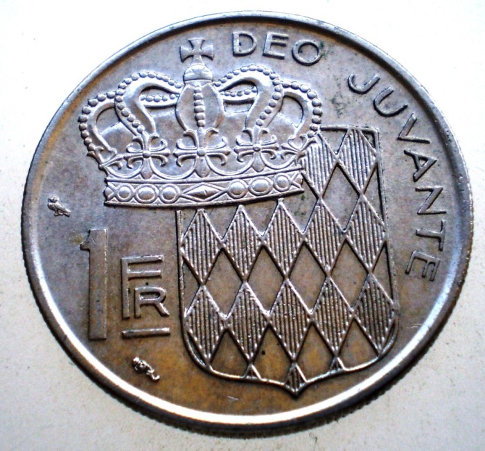 7.422 MONACO RAINIER III 1 FRANC 1966