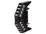 Conector Șine 4 Piste 16 Borne Negru 250VAC 1.5mm2