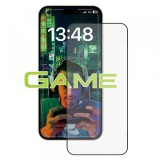 Folie de protectie Ecran Anank Anti-Fingerprint pentru Apple iPhone 15 Pro Max, Sticla Securizata, Full Glue, 2.5D, Neagra