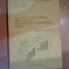 a7 CALCULUL STRUCTURILOR HIDROTEHNICE PRIN METODA ELEMENTELOR FINITE