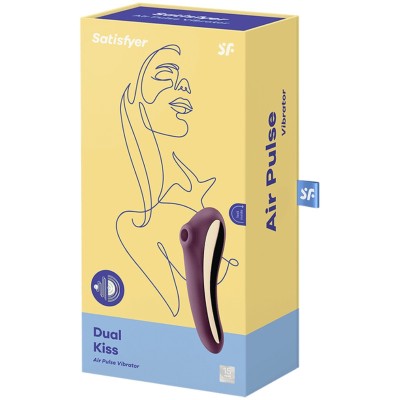 Stimulator clitoris Satisfyer Dual Kiss (19cm) foto