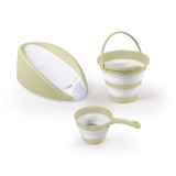 Set 3 in 1 cu suport anatomic pentru cadita - Verde Eco, Dolu Nuve