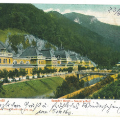 4642 - Baile HERCULANE, Panorama, Romania - old postcard - used - 1905