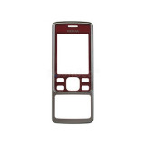 Copertă frontală roșie pentru Nokia 6300