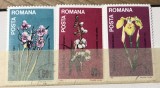 (3) Timbre Serii Romania Flora Flori, Stampilat