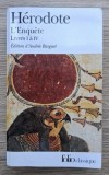 Herodote - L'enquete. Livres I a IV