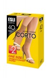 Șosete 1/2 Damă Lycra, Corto 40 Den - Visone, 36-39 (23-25)