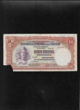 Rar! Uruguay 100 pesos 1935 seria426895 colt lipsa