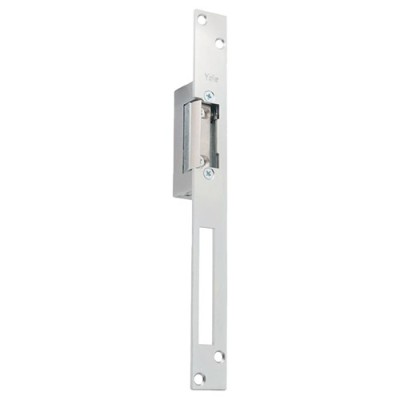 Electromagnet fail locked, 12Vcc, consum redus, 230mA parghie deblocare, cu placa suport lunga - ASSA ABLOY YB17-12D-LM SafetyGuard Surveillance foto
