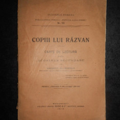 MARGARITA MILLER-VERGHY - COPIII LUI RAZVAN. CARTE DE LECTURA (1912)