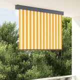 Cumpara ieftin Jaluzea tip rulou de exterior, alb si portocaliu, 140 x 250 cm