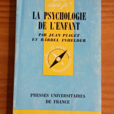 La psychologie de l'enfant / Jean Piaget, Barbel Inhelder
