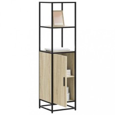 vidaXL Dulapuru Stejar Sonoma 35,5x35x139 cm lemn și metal prelucrat 849045