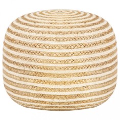vidaXL Taburet lucrat manual, 45x30 cm, iută