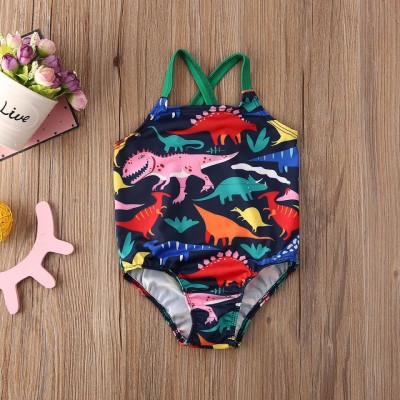 Costum de baie Dinozauri colorati Drool (Marime: 70) foto