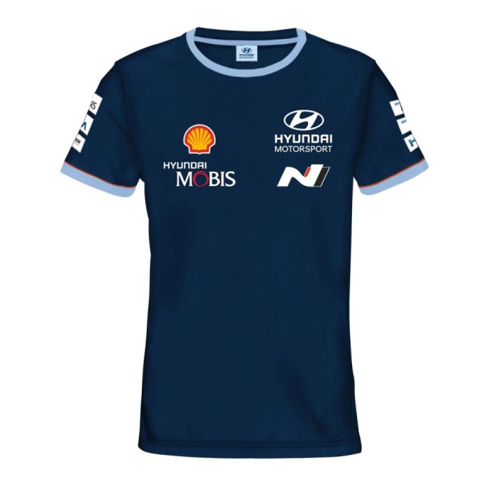 Hyundai Motorsport tricou de bărbați navy 2025 - M