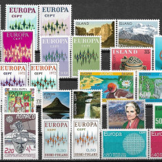 C2994 - lot timbre neuzate ,serii complete,perfecta stare Europa-cept