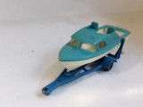 bnk jc Matchbox 9d Boat and Trailer