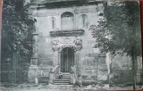 Carte postala, intrarea de nord in Catedrala din Alba Iulia, perioada interbelica