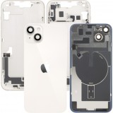 Capac Baterie Apple iPhone 14 Plus, Cu Carcasa Mijloc, Full Parts, Alb (Starlight), Swap