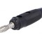 Mufă banană 4mm 10A 60VDC neagră