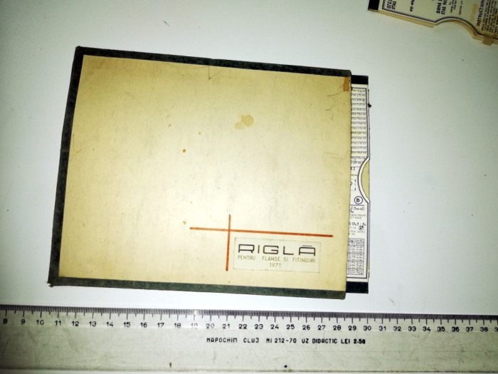 RIGLA CALCUL - RIGLA PENTRU FLANSE SI FITINGURI 1971