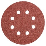 Disc abraziv cu gauri 125 mm K40 Graphite, set 5 buc pentru slefuire