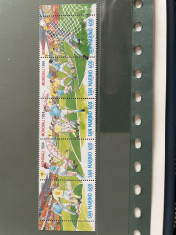 San Marino - serie timbre fotbal campionatul mondial 1994 SUA nestampilate MNH foto