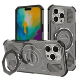 Husa iPhone 16 Pro Asteroid GSM Carbon Shield PRO, fumuriu