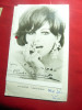 Fotografie Claudia Cardinale cu autograf fotografiat ,dim.=15x9,6cm