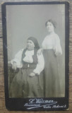 Mama si fiica// CDV L. Waisman Bucuresci, Romania 1900 - 1950, Portrete