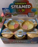 Jucarie antistres bao dumpling set 3 bucati squishy cu cutie mystery