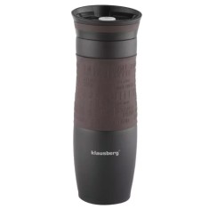 Termos din inox, capacitate 500ml, negru, Klausberg