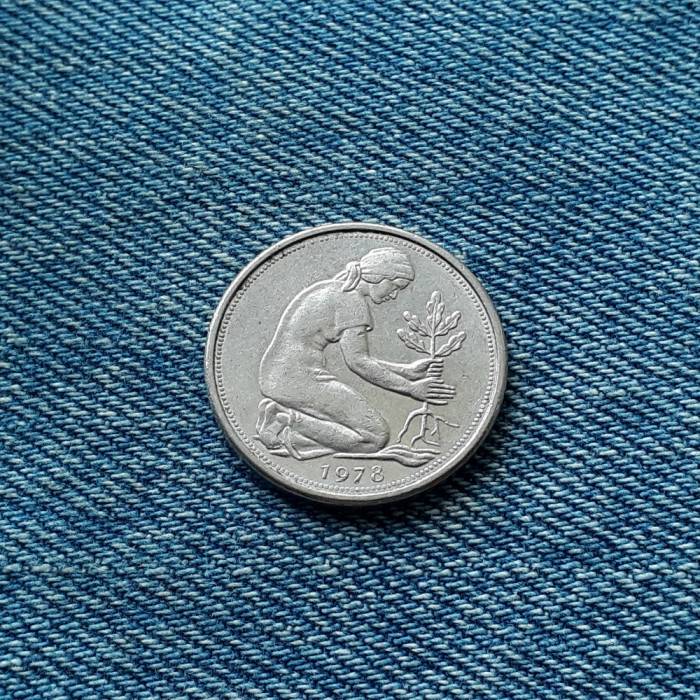 3m - 50 Pfennig 1978 J Germania RFG