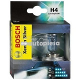 Set 2 becuri Bosch H4 Xenon Silver 12V 60/55W 1 987 301 081