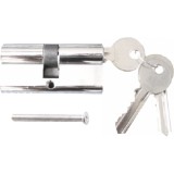Cumpara ieftin Butuc Usa Flores 60mm Cromat, Cilindru Siguranta Inox, 3 Chei Patentate, Protectie Anti Rupere