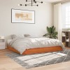 VidaXL Cadru de pat fără saltea, maro ceruit 180x200 cm lemn masiv pin 844815