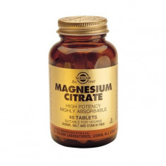 Citrat de magneziu, Citrate Magnesium, 200mg, 60cps, Solgar foto