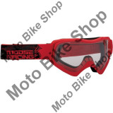 MBS Ochelari Motocross/Enduro MOOSE RACING Qualifier, rosu/negru, sticla clara, Cod Produs: 26012654PE