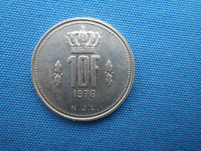 10 FRANCI 1976 / LUXEMBURG foto