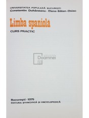 Constantin Duhaneanu - Limba spaniola. Curs practic (Editia: 1975)