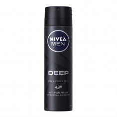 Deodorant spray pentru barbati Deep Black, 150 ml, Nivea