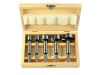 Set 5 freze pentru lemn 15-35mm + cutie depozitare, GEKO G01214