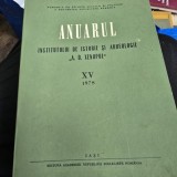 Anuarul Institutului de Istorie si Arheologie A.D. Xenopol XV/1978