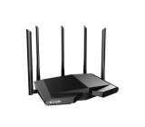 ROUTER Tenda wireless AX5700Mbps,1 x WAN Gigabit, 3 porturi LAN Gigabit, 2.4 GHz/5 GHz/6 Ghz tri band, 5 antene externe, WI-FI 6E &quot;RX27 PRO&quot; (timbru v