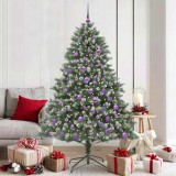 VidaXL Brad de Crăciun artificial cu 300 LED Verde 126 x 126 x 180 cm 3395239